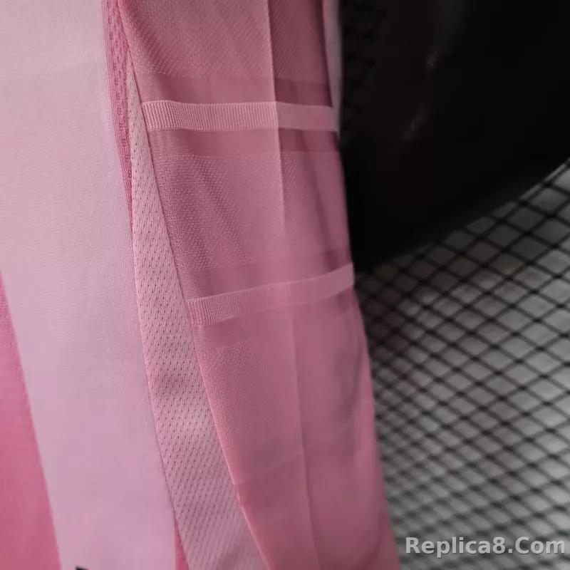 25-26 Inter Miami CF Pink  Soccer Jersey Player Version - detail