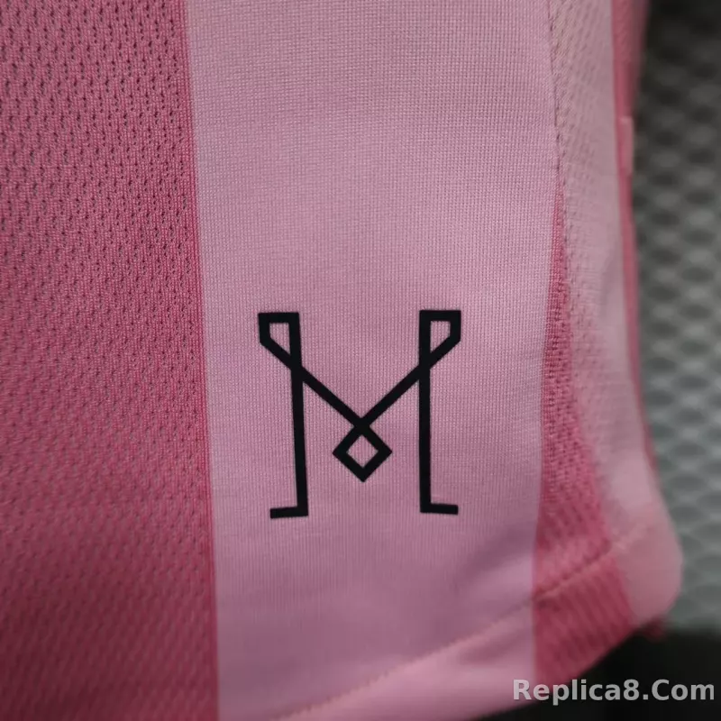 25-26 Inter Miami CF Pink  Soccer Jersey Player Version - detail
