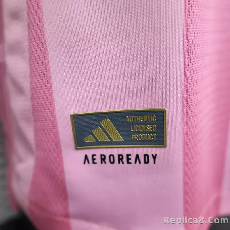 25-26 Inter Miami CF Pink  Soccer Jersey Player Version - detail
