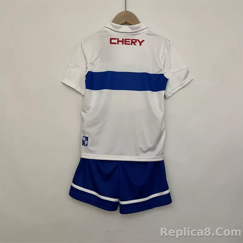 2023-24 La Católica Home Kids Kit Jersey+Shorts - detail