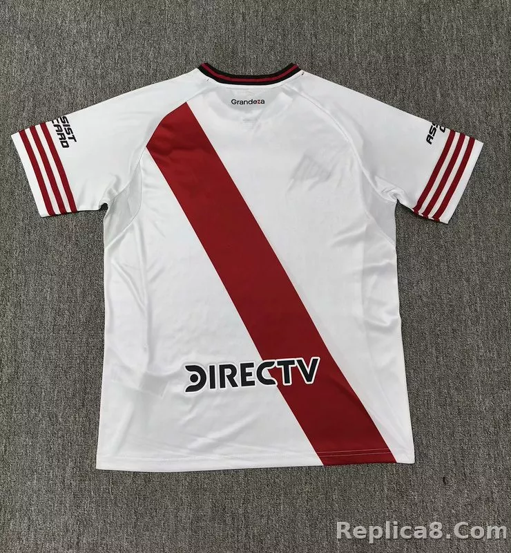 25-26 River Plate Home Soccer Jersey - detail