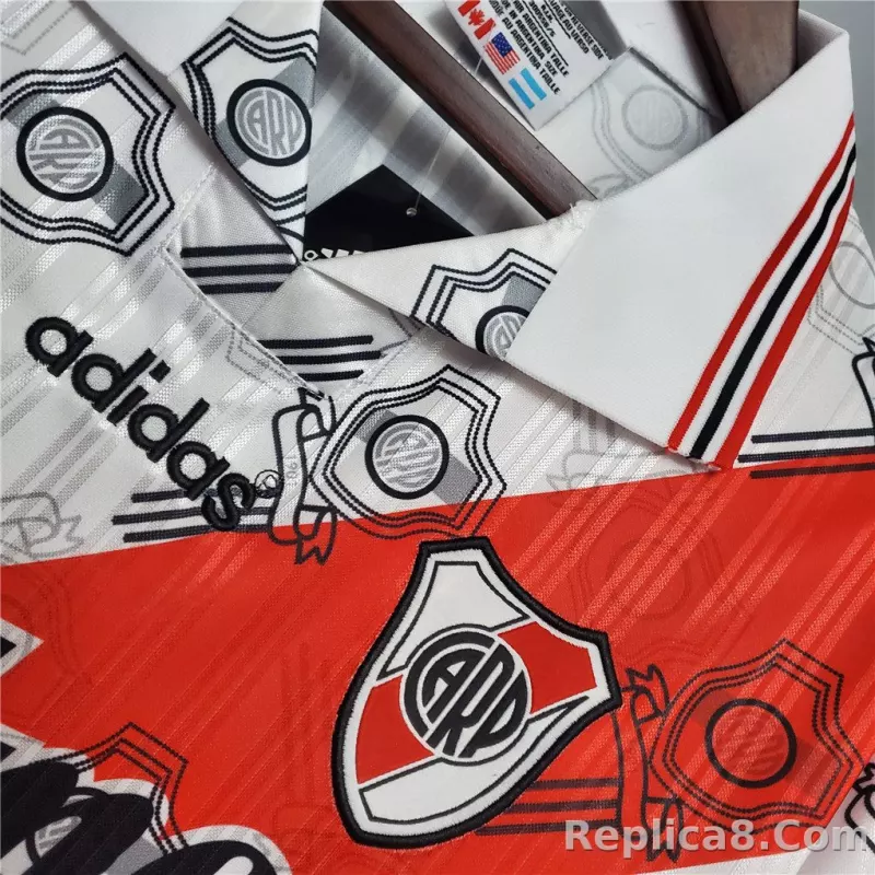 1995/96 River Plate  Away Retro Jersey - detail