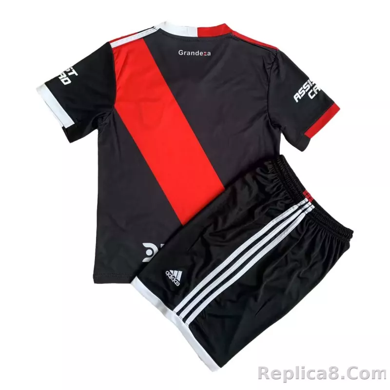23-24 River Plate  Third Away Kids Kit Jersey+Shorts - detail