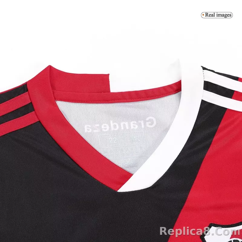 23-24 River Plate  Third Away Kids Kit Jersey+Shorts - detail