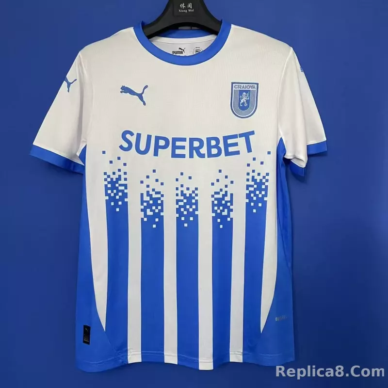 25-26 Universitatea Craiova Home Soccer Jersey