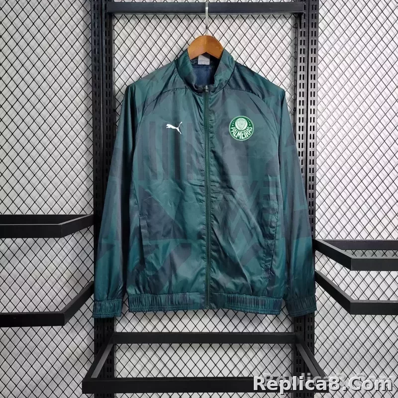 2023/2024 Palmeiras Windbreaker Dark Green Jersey 1:1 Thai Quality