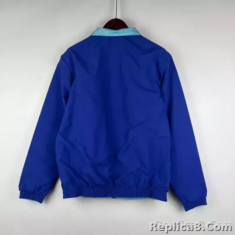 2023-2024 Algeria National Reversible Windbreaker Blue Soccer Jersey 1:1 Thai Quality - detail