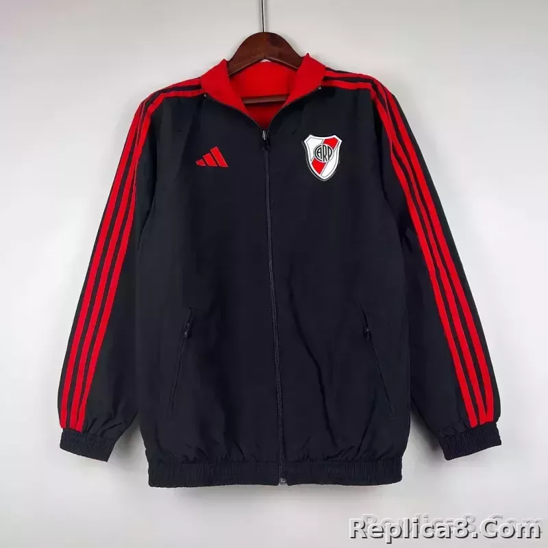 2023/2024 River Plate Jersey Windbreaker black Soccer Jersey 1:1 Thai Quality - detail
