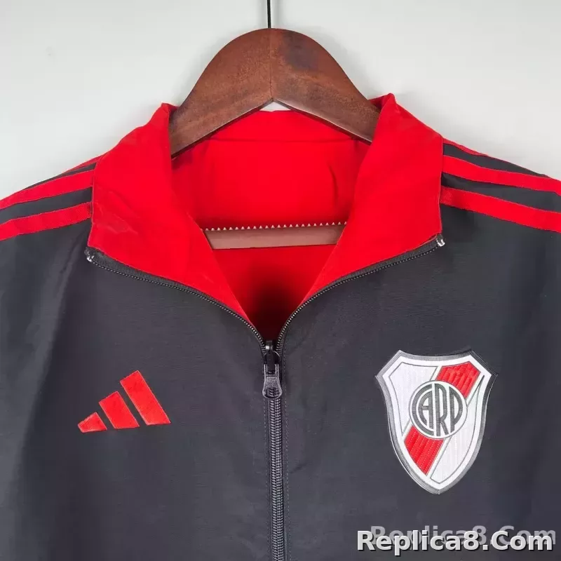 2023/2024 River Plate Jersey Windbreaker black Soccer Jersey 1:1 Thai Quality - detail