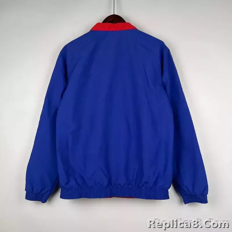 2023-2024 Flamengo Casual Reversible Windbreaker（Blue-red）Soccer Jersey 1:1 Thai Quality - detail