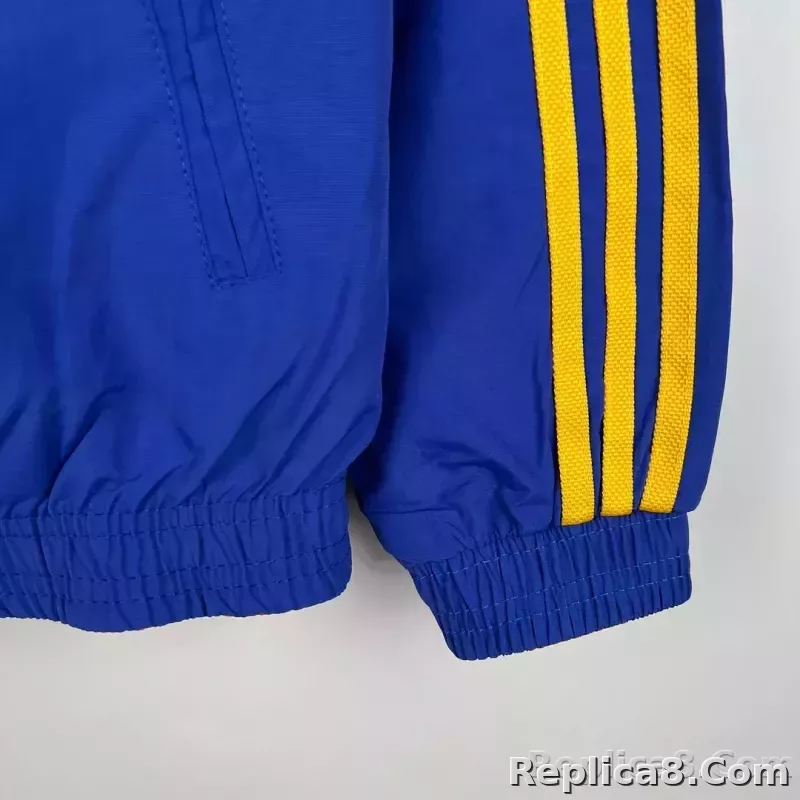 2023-2024 Flamengo Casual Reversible Windbreaker（Blue-red）Soccer Jersey 1:1 Thai Quality - detail