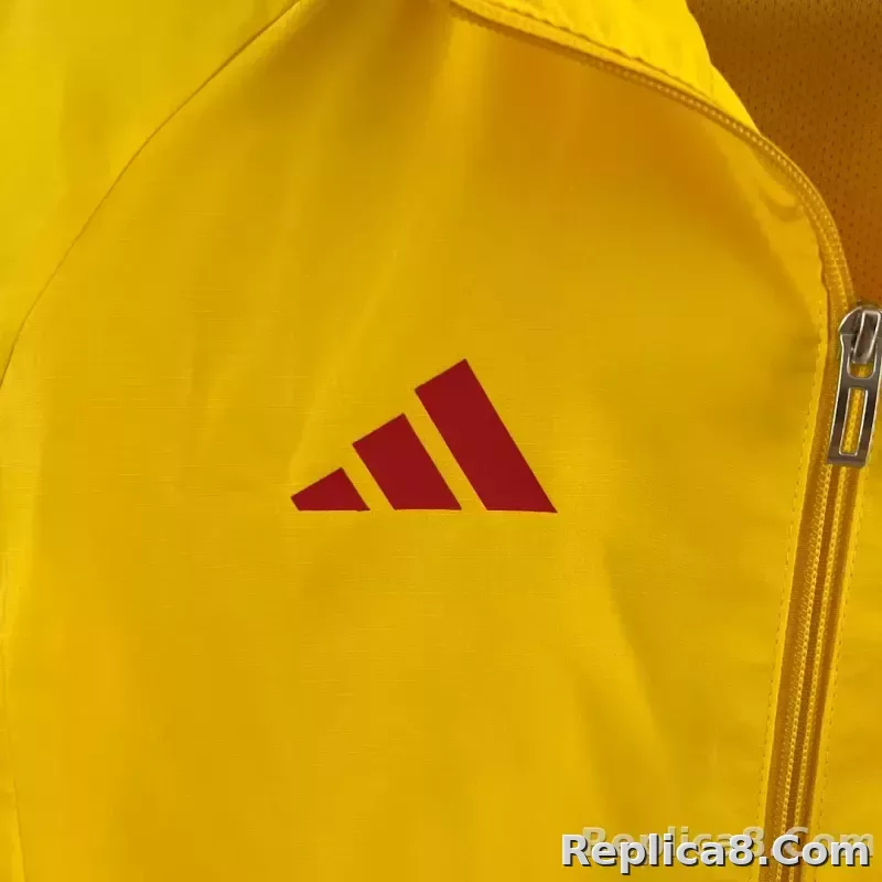 2023 Flamengo Windbreaker yellow Soccer Jersey 1:1 Thai Quality - detail