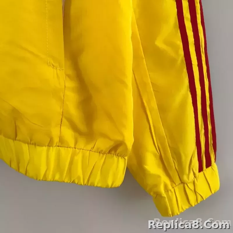 2023 Flamengo Windbreaker yellow Soccer Jersey 1:1 Thai Quality - detail