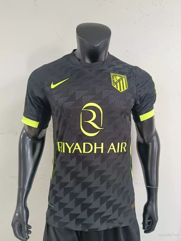 -27 Atletico Madrid Away Jersey - detail