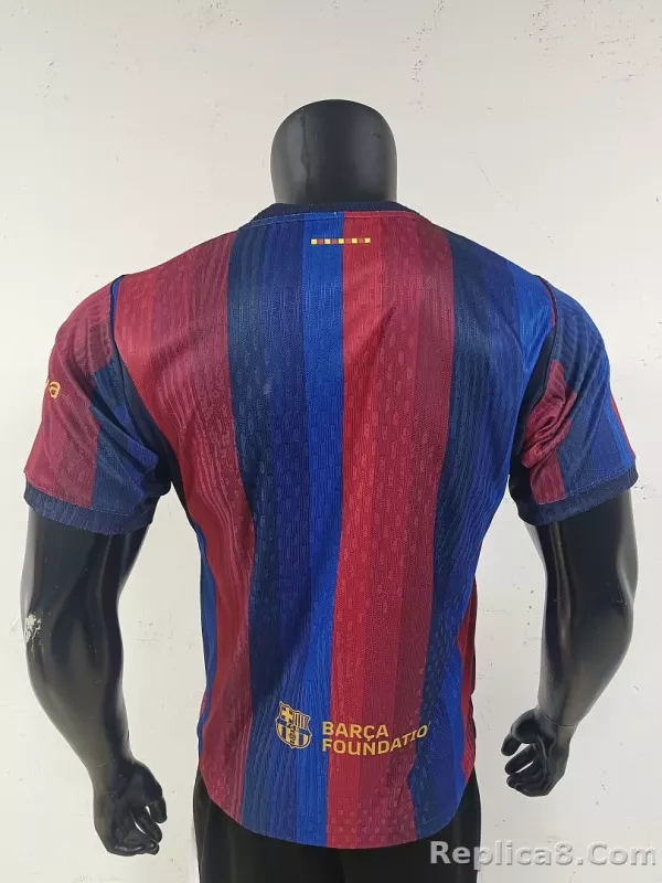 -27 Barcelona Home Jersey - detail