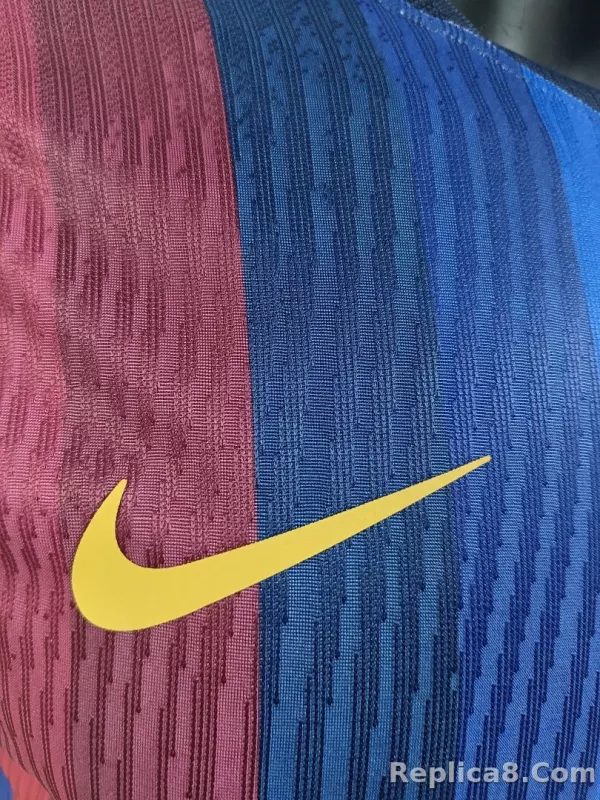 -27 Barcelona Home Jersey - detail