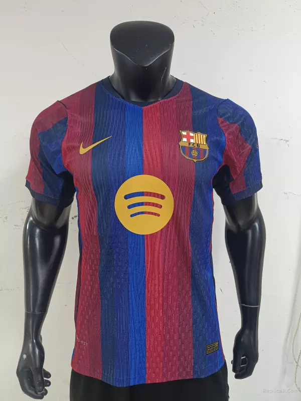 -27 Barcelona Home Jersey - detail