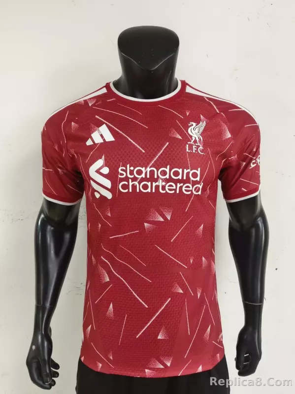 -27 Liverpool Home Jersey