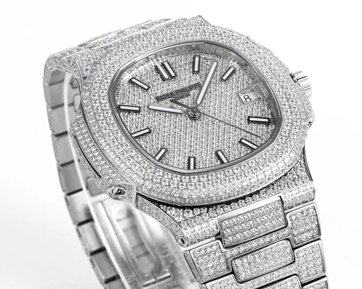 Patek Philippe Nautilus Full Star Platinum Watch - gallery