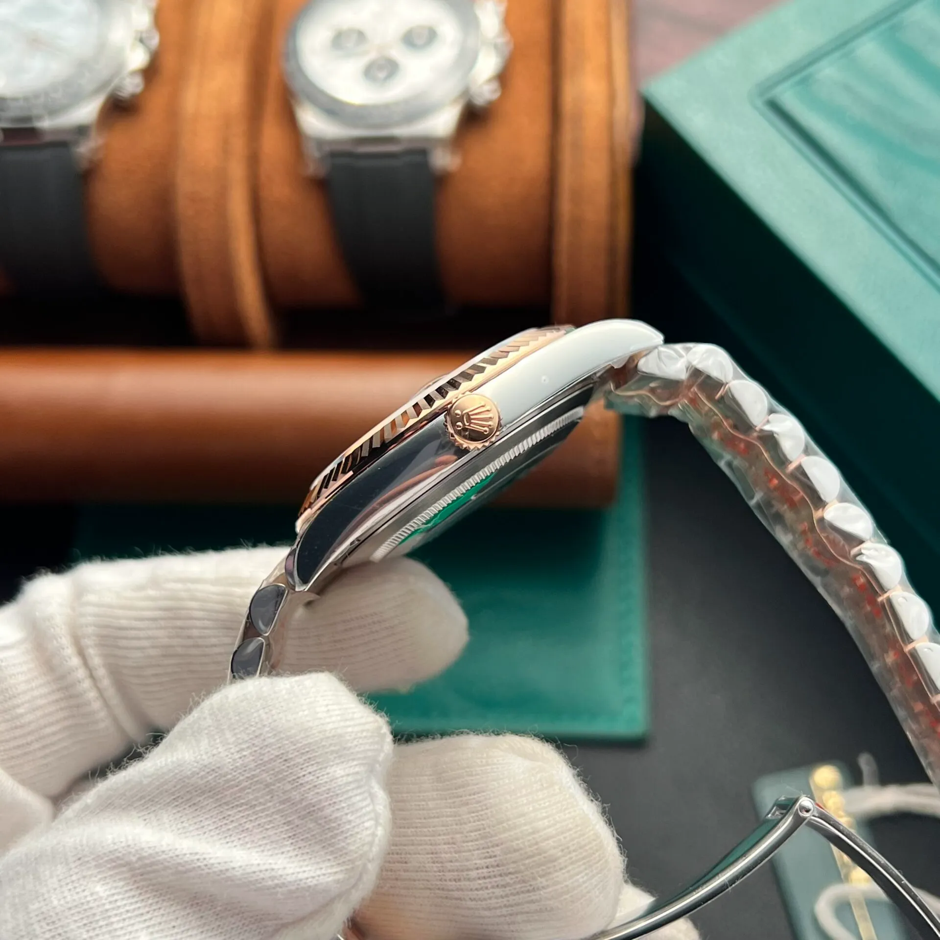 Superclone Rolex Datejust 41 mm Chocolate Dial 126331 Jubilee - gallery
