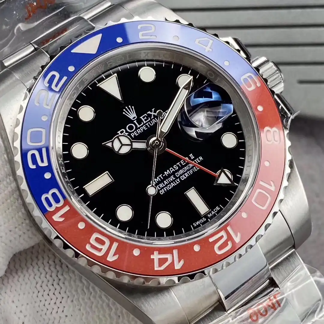 Superclone Rolex GMT-Master II 40mm 126710BLRO  Pepsi  Oyster - gallery