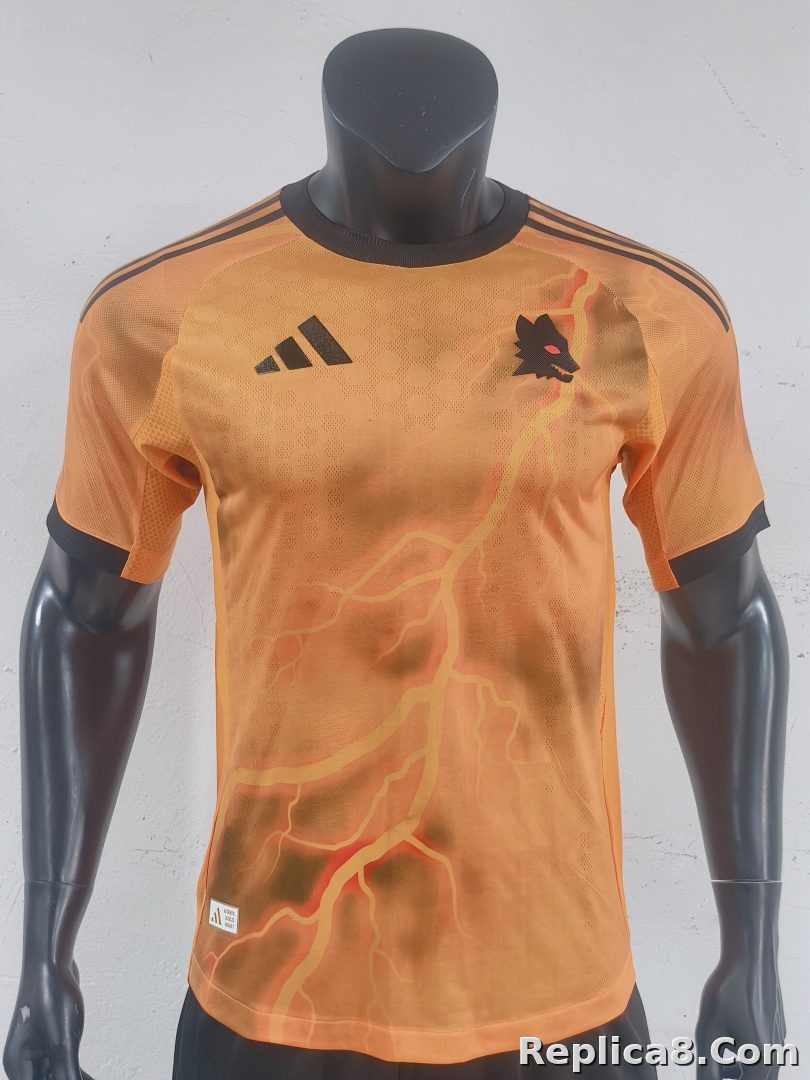 AS Roma Away Jersey - detail