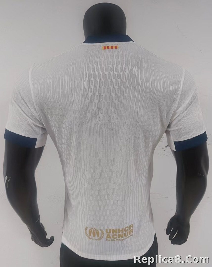 White Barcelona League Ad