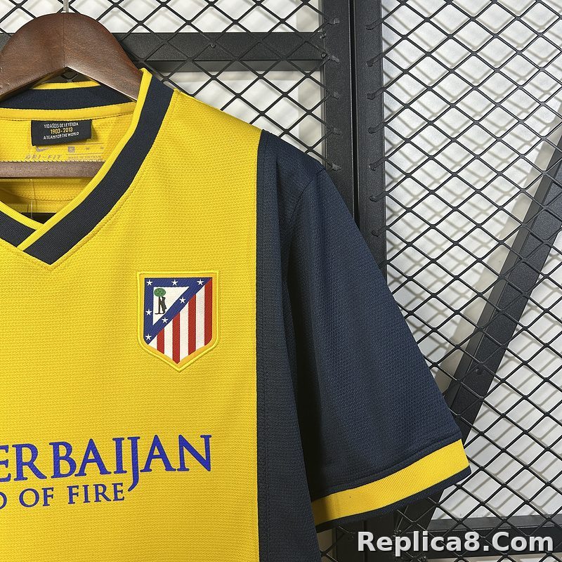 2013-14 Atletico Madrid Away Retro Jersey - detail