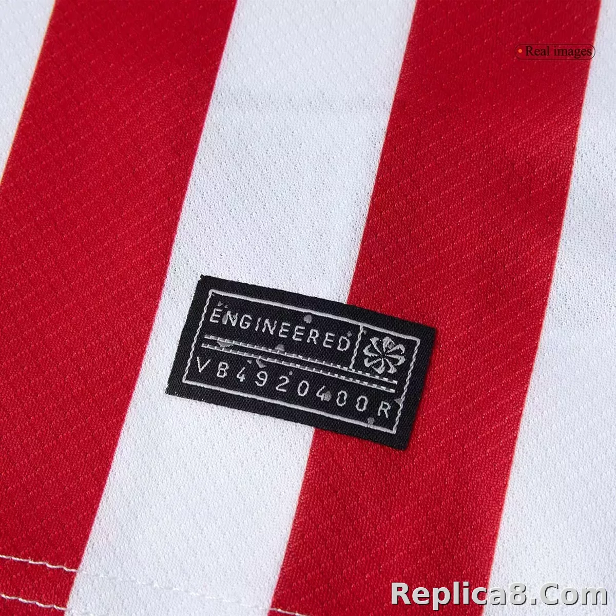 25-26 Atletico Madrid Home Soccer Full Kids Kit Jersey+Shorts - detail