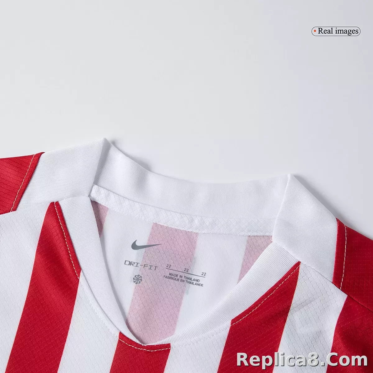 25-26 Atletico Madrid Home Soccer Full Kids Kit Jersey+Shorts - detail