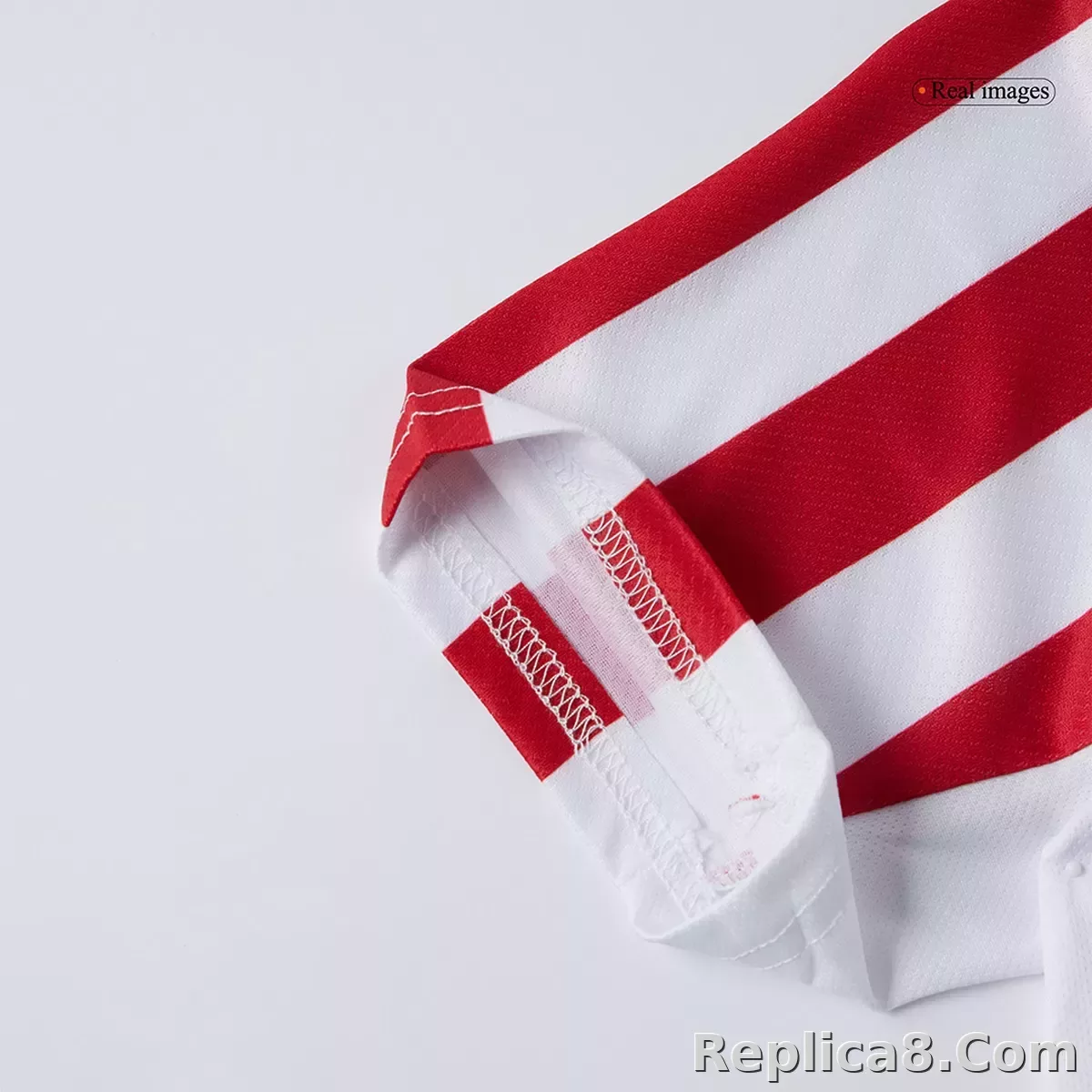 25-26 Atletico Madrid Home Soccer Full Kids Kit Jersey+Shorts - detail