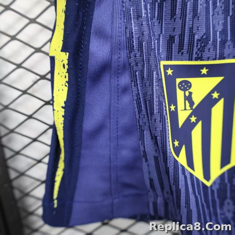 25-26 Atletico Madrid Away Soccer Shorts Player Version - detail