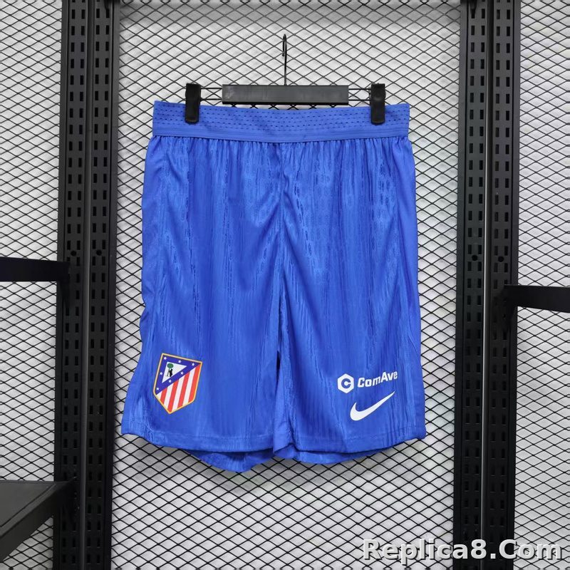 25-26 Atletico Madrid Home Soccer Shorts Player Version
