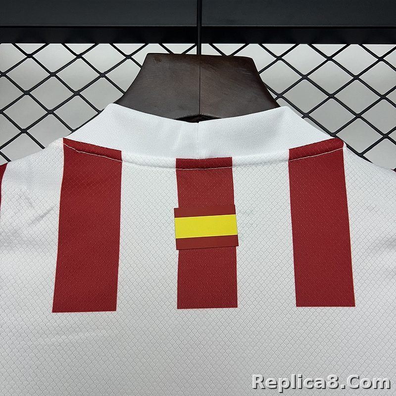25-26 Atletico Madrid Home Soccer Kids Kit Jersey+Shorts - detail