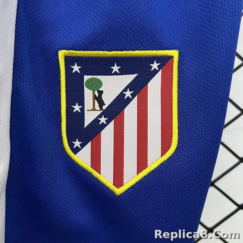 25-26 Atletico Madrid Home Soccer Kids Kit Jersey+Shorts - detail