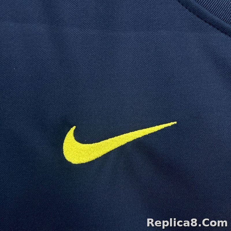 25-26 Atletico Madrid Away Soccer Kids Kit Jersey+Shorts - detail