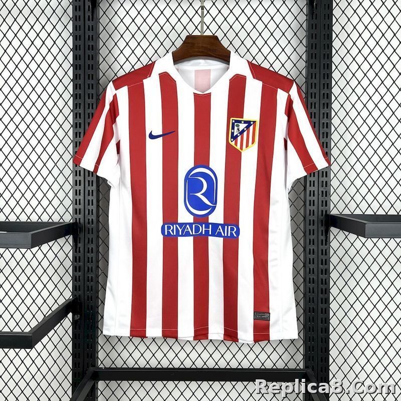 25-26 Atletico Madrid Home Soccer Jersey