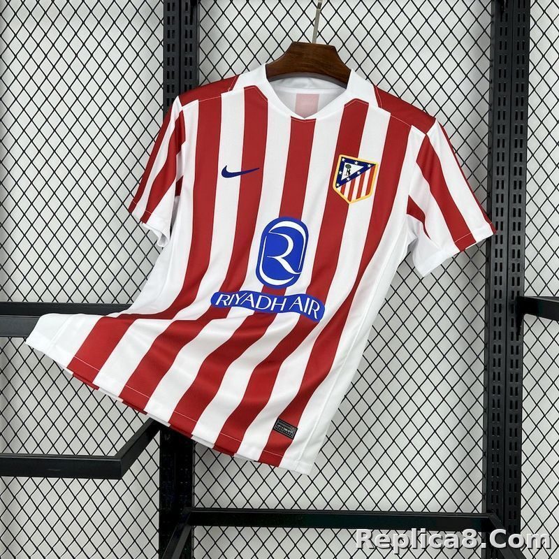 25-26 Atletico Madrid Home Soccer Jersey - detail