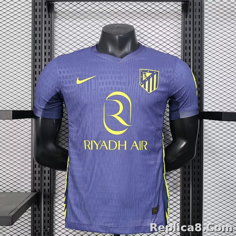 25-26 Atletico Madrid Away Soccer Jersey Player Edition