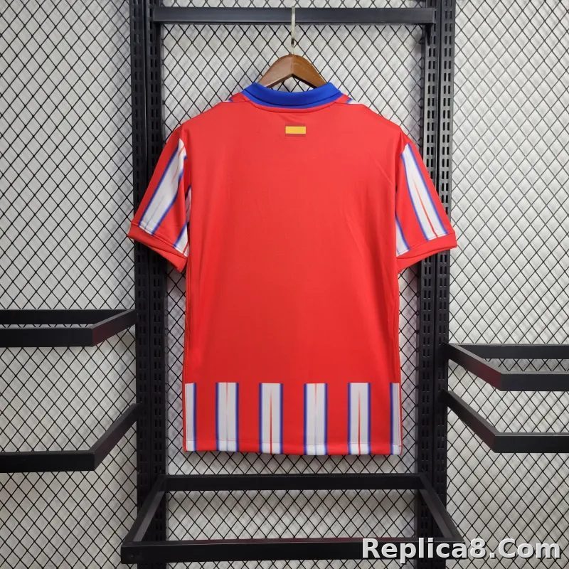 24-25 Atletico Madrid Home Soccer Jersey - detail