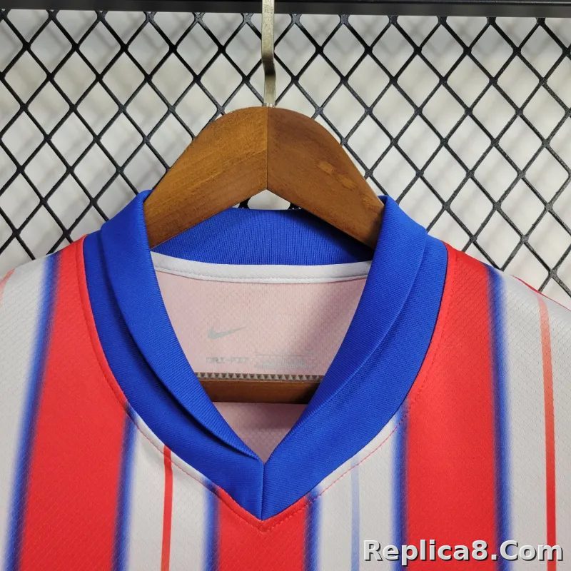 24-25 Atletico Madrid Home Soccer Jersey - detail