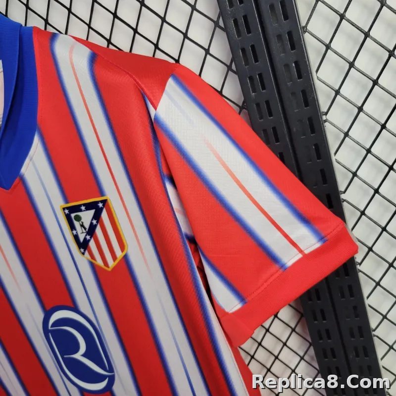 24-25 Atletico Madrid Home Soccer Jersey - detail