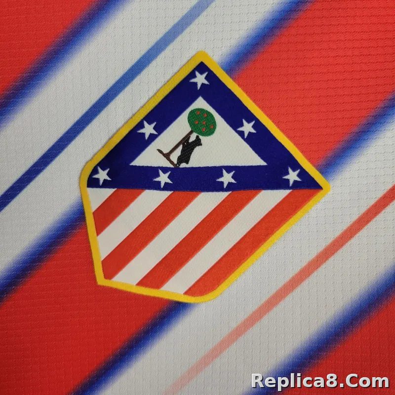 24-25 Atletico Madrid Home Soccer Jersey - detail