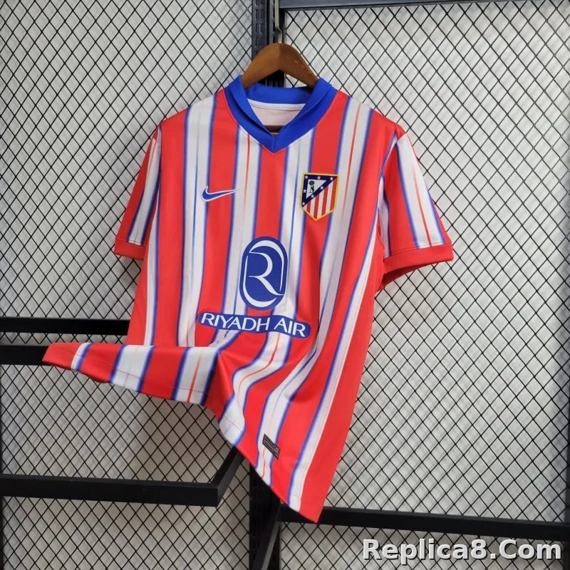 24-25 Atletico Madrid Home Soccer Jersey - detail