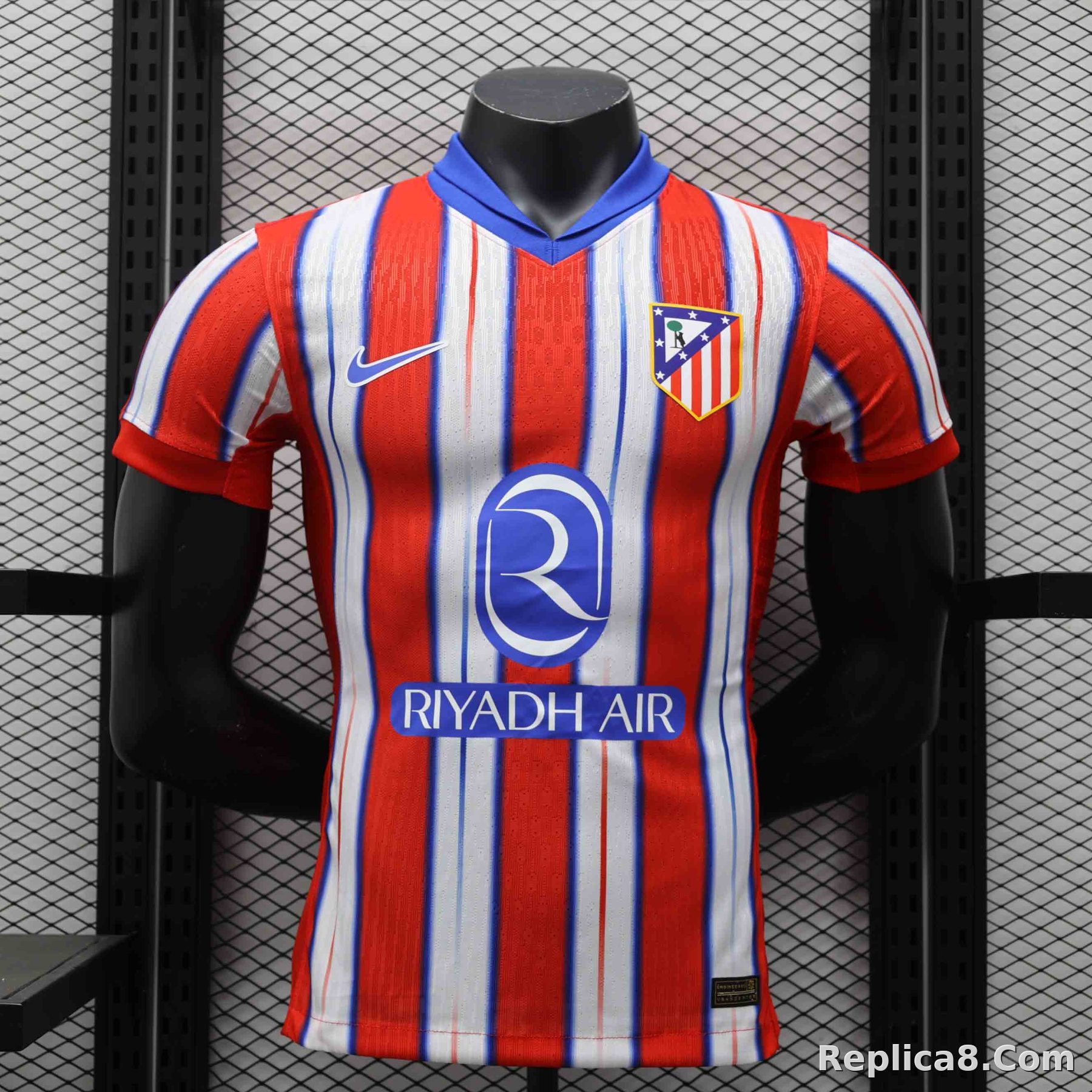 24-25 Atletico Madrid Home Soccer Jersey Player Edition