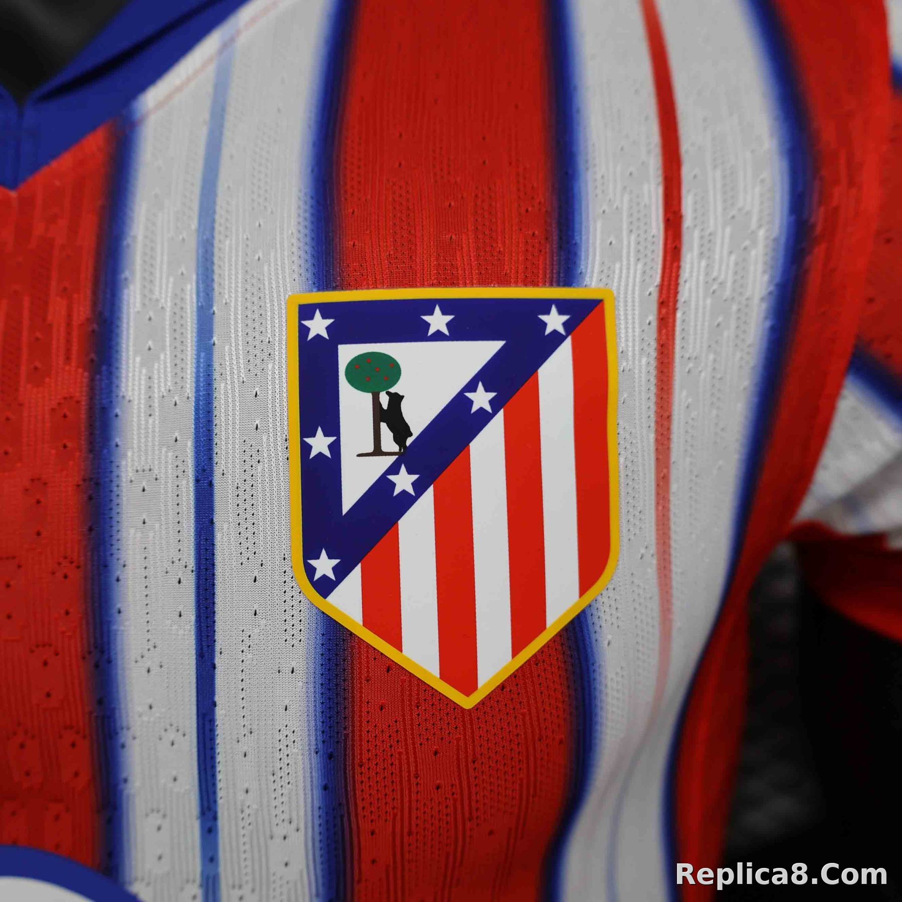 24-25 Atletico Madrid Home Soccer Jersey Player Edition - detail