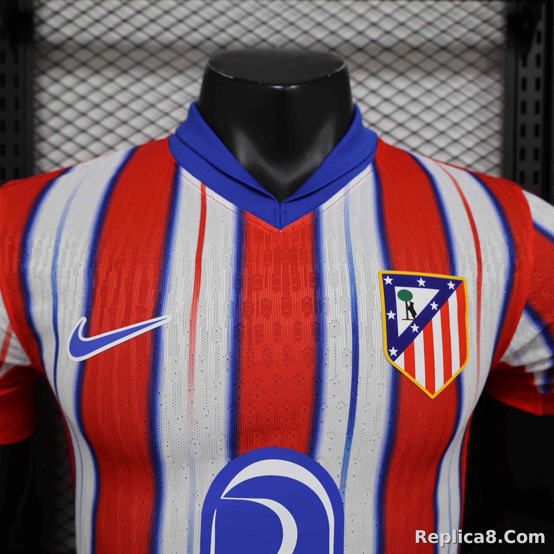 24-25 Atletico Madrid Home Soccer Jersey Player Edition - detail
