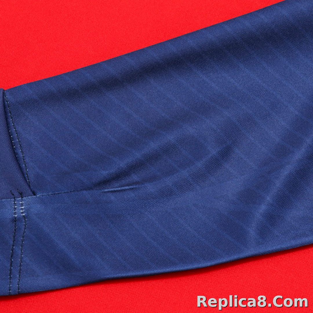 Atletico Madrid Zipper Sweatshirt Kit(Top+Pants) Red 2023/24 - detail