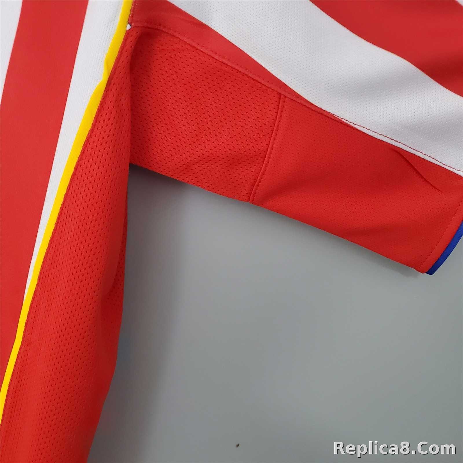 2004-2005 Atletico Madrid Home Jersey Fan Version - detail