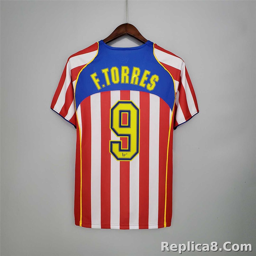 2004-2005 Atletico Madrid Home Jersey Fan Version - detail